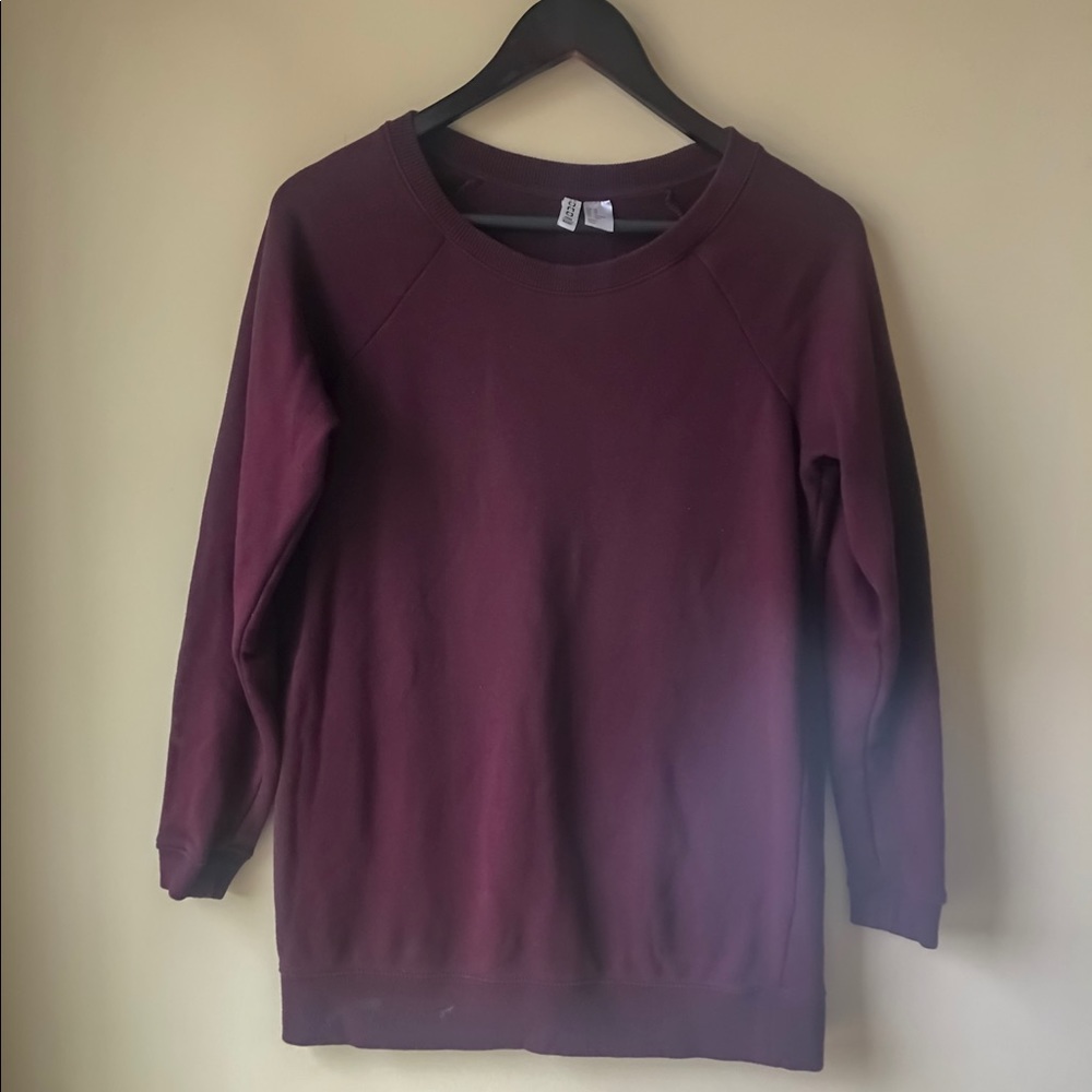 Basic Burgundy Pullover